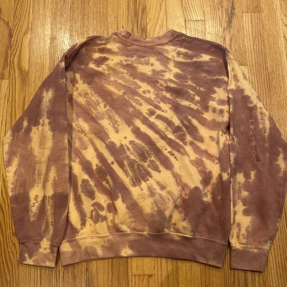 TIE dye smiley face sweatshirt Size Medium - Picture 6 of 6